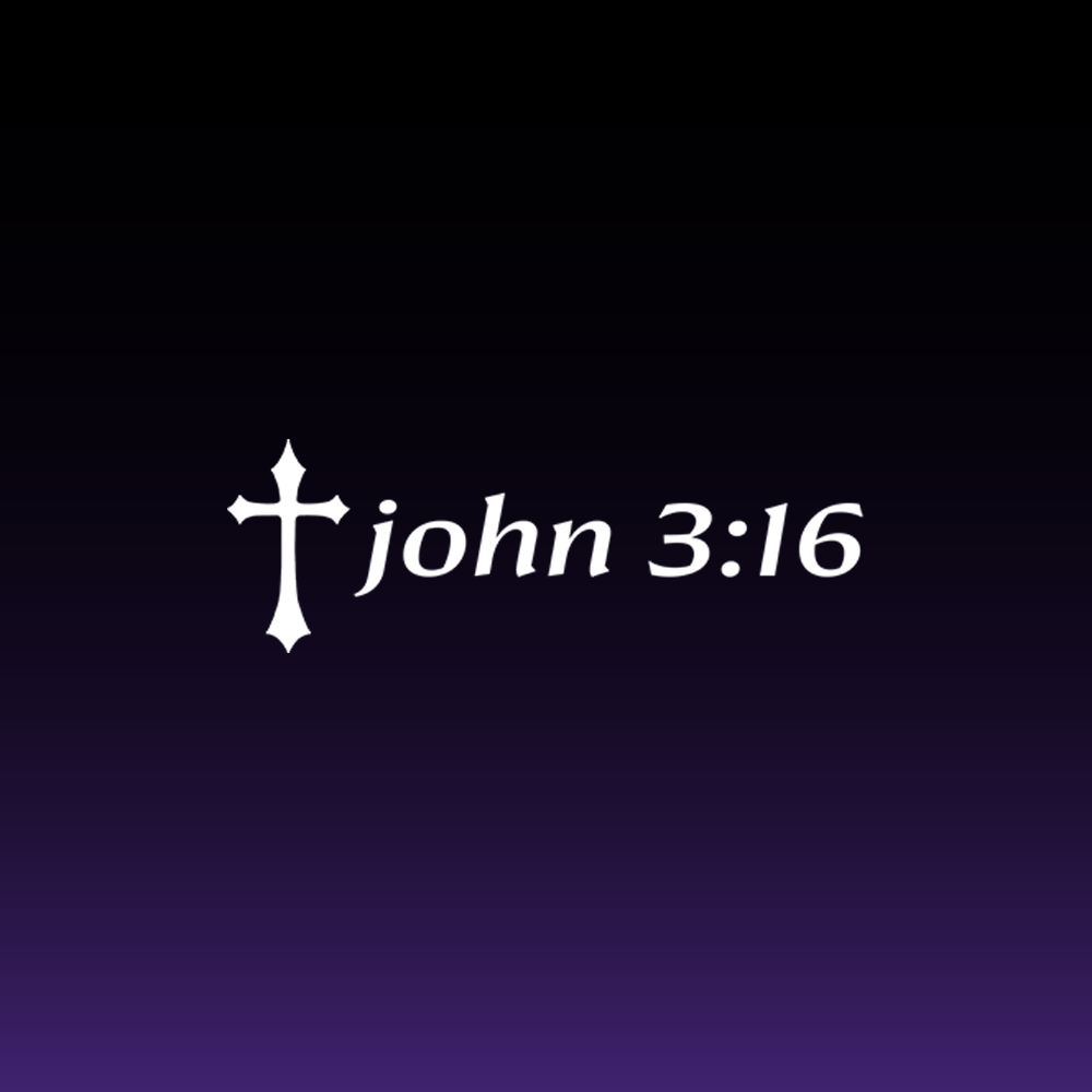 John 3:16 Decal