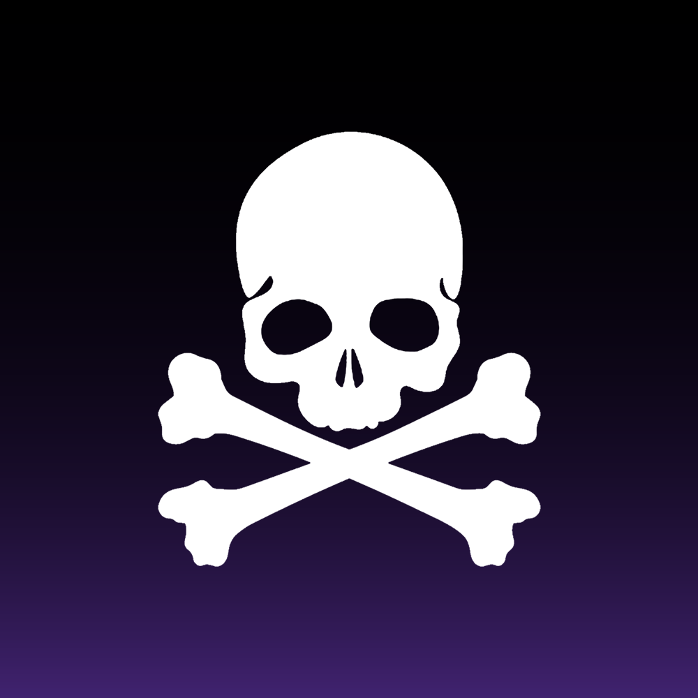 Halloween Skull Decal