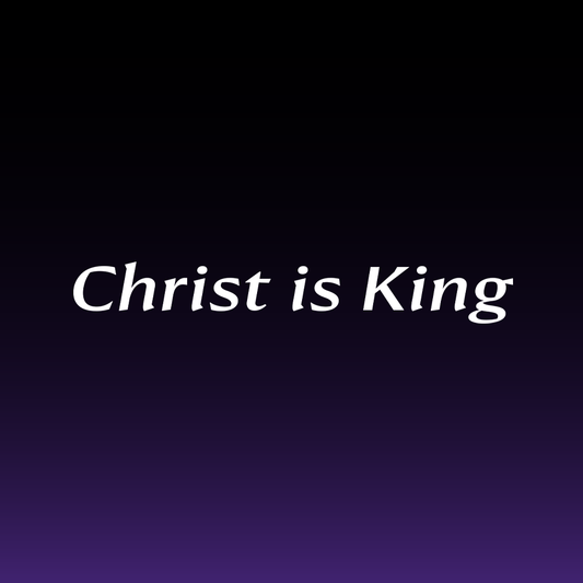 Christ is King Decal