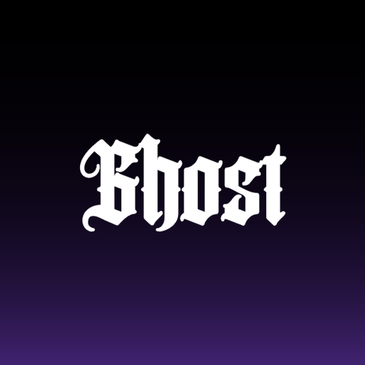 “Ghost” Word Decal