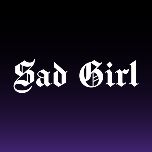 Sad Girl Decal