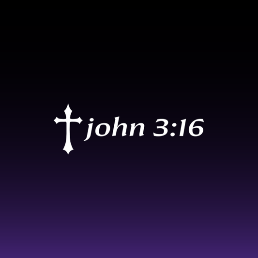 John 3:16 Decal