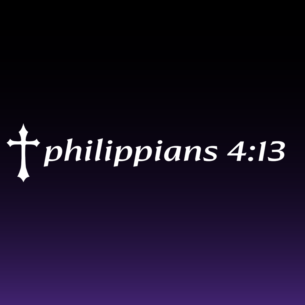 Philippians 4:13 Decal