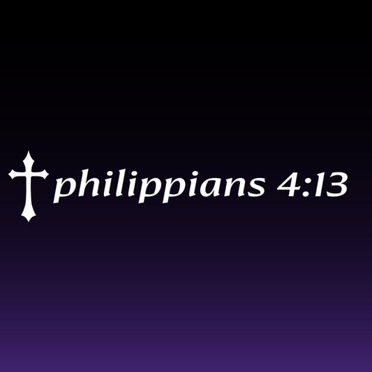 Philippians 4:13 Decal