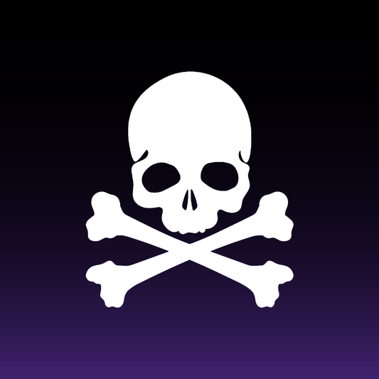 Halloween Skull Decal